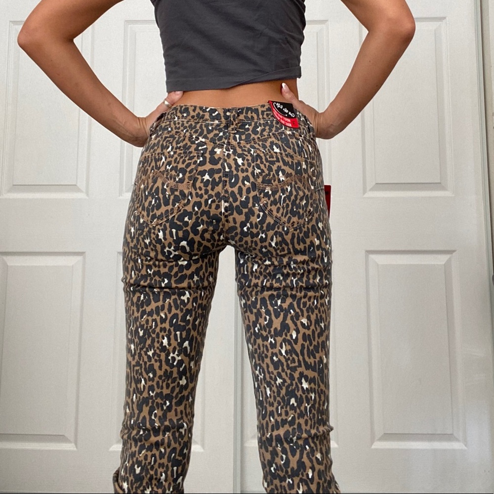 Cheetah Print Skinny Jeans